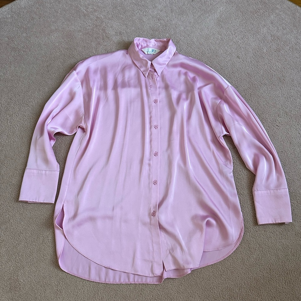 Primark Light Pink Collared Shirt